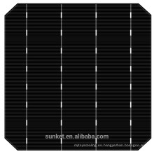 Precio de célula solar monocristalina wolesale barato 156/156
